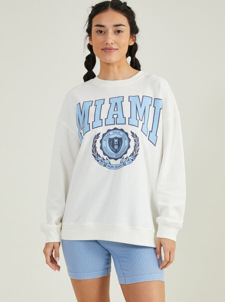 Miami Water Polo Graphic Pullover - AS REVIVAL