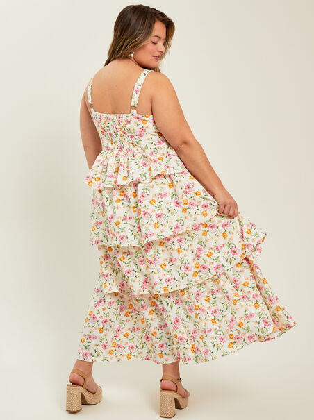 Roxlyn Tiered Maxi Dress - AS REVIVAL