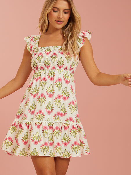 Bree Floral Mini Dress - AS REVIVAL