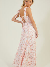 Jacindy Floral Maxi Dress Detail 2 - AS REVIVAL