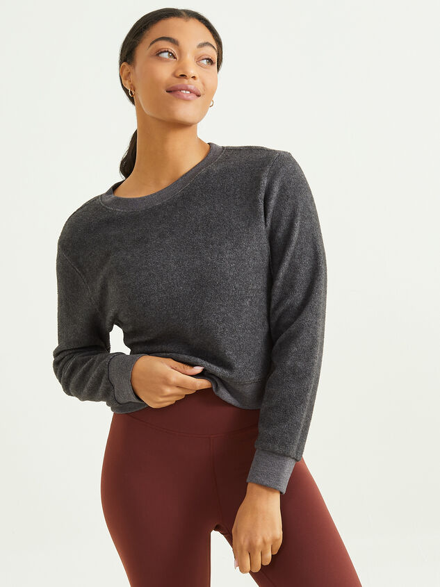 Cropped Field Lounge Pullover - AS REVIVAL