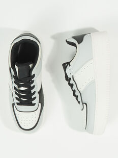 Color Block Fly Sneakers - AS REVIVAL