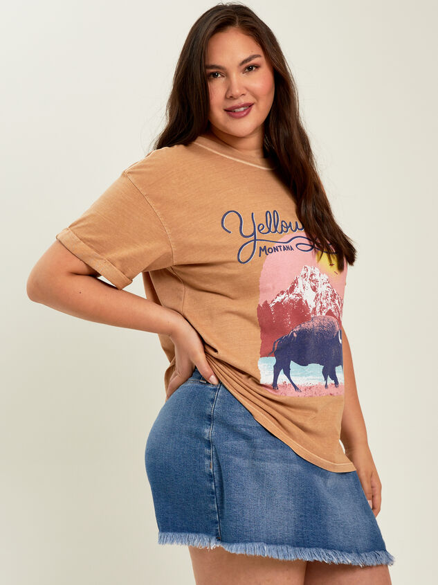 Yellowstone Bison Graphic Tee Detail 3 - AS REVIVAL