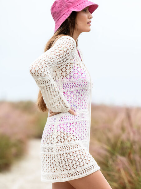 Tide Crochet Dress Coverup - AS REVIVAL