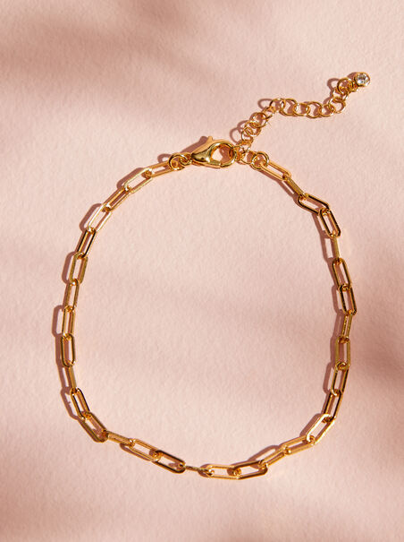 18K Gold Paperclip Bracelet - AS REVIVAL