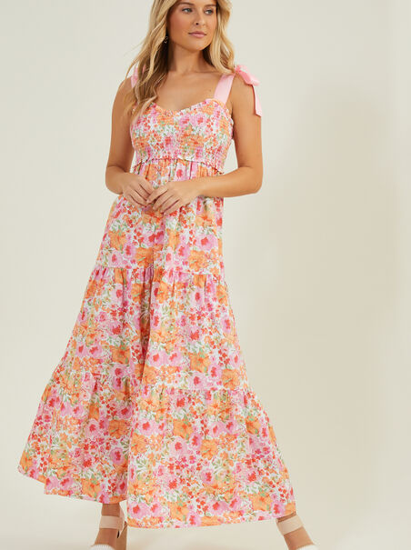 Addison Floral Maxi Dress - AS REVIVAL