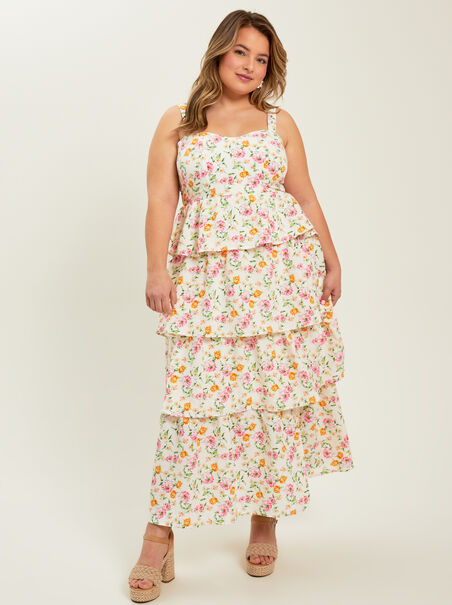 Roxlyn Tiered Maxi Dress - AS REVIVAL