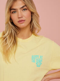 Happy By The Beach Graphic Tee Detail 2 - AS REVIVAL