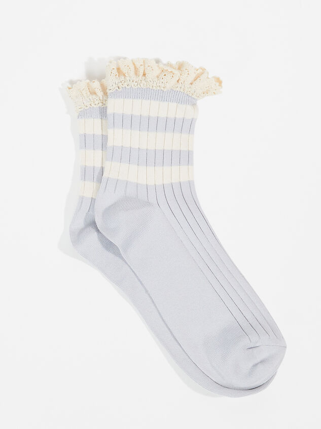 Varsity Lace Ankle Socks - AS REVIVAL