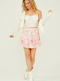 Baylor Floral Mini Skirt - AS REVIVAL