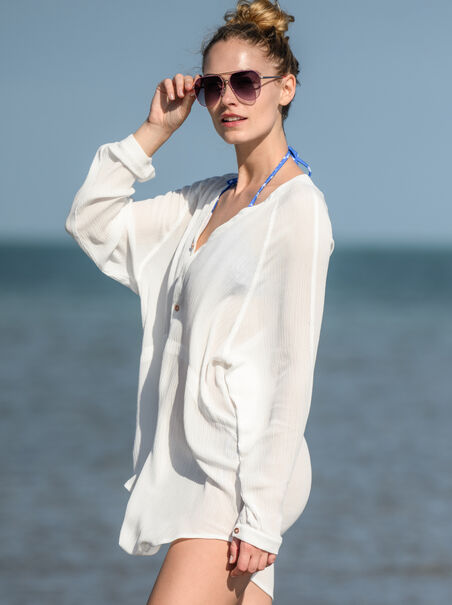 Getaway Button-Up Cover Up - AS REVIVAL