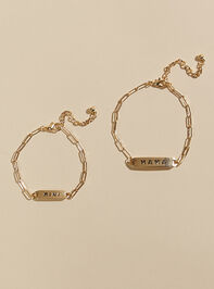 Mama & Mini Paperclip Bracelet Set - AS REVIVAL