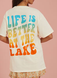 Better At The Lake Graphic Tee Detail 2 - AS REVIVAL