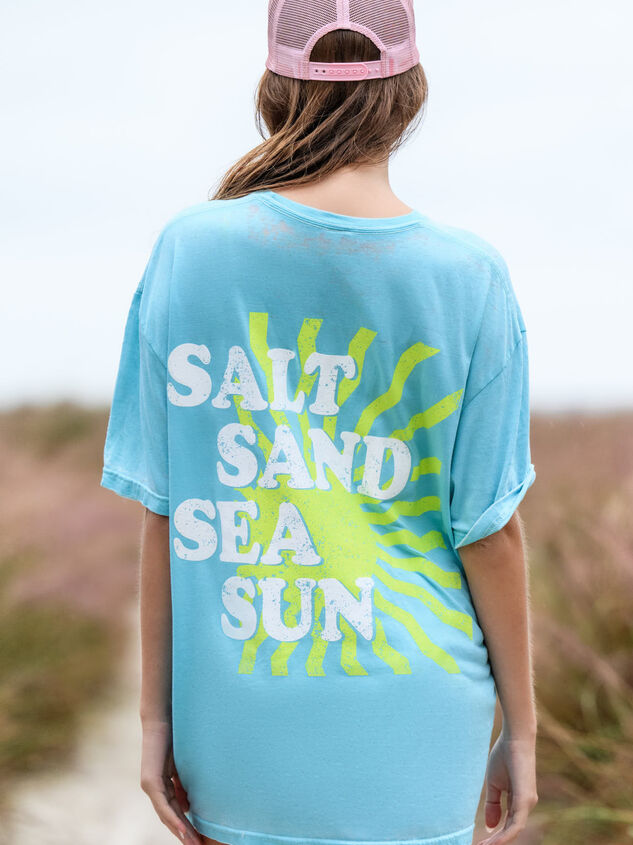 Salt Sand Sea Sun Tee Detail 2 - AS REVIVAL