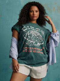 Disco Cowgirl Oversized Tee - AS REVIVAL