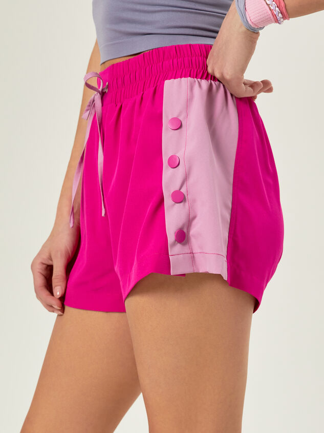 Snap To It Colorblock Shorts Detail 6 - AS REVIVAL