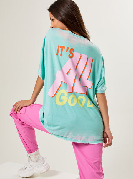 It's All Good Burnout Graphic Tee - AS REVIVAL