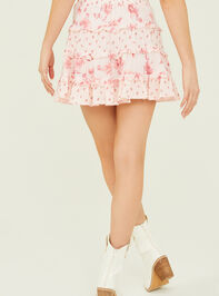 Baylor Floral Mini Skirt Detail 4 - AS REVIVAL