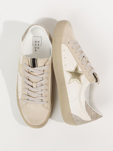 Paula Glitter Star Sneakers - AS REVIVAL
