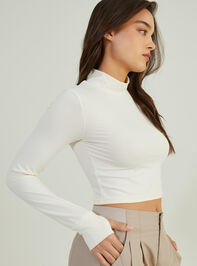 Firm Foundation Mock Neck Top Detail 3 - AS REVIVAL