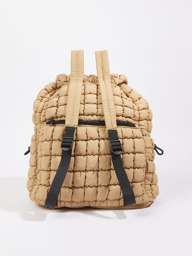 Proficient Quilted Puffer Backpack Detail 3 - AS REVIVAL