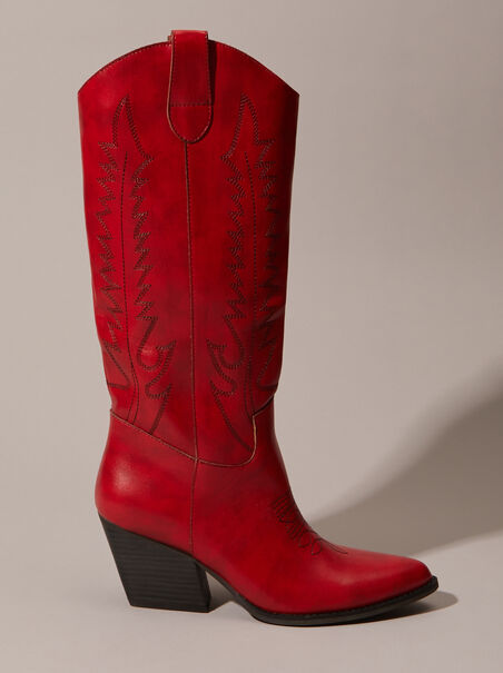 Rustic Ruby Heeled Boot - AS REVIVAL