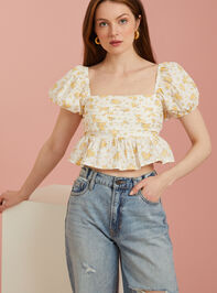 Maxine Floral Babydoll Top - AS REVIVAL