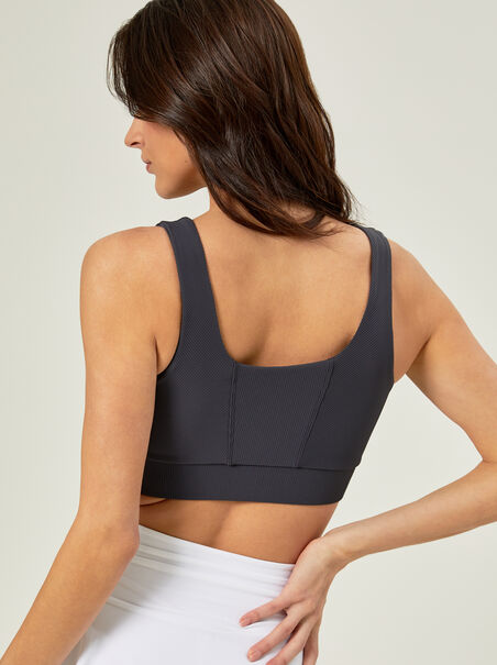 Energize Ribbed Sports Bra - AS REVIVAL