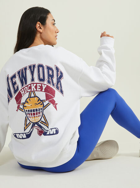 New York Hockey Graphic Sweatshirt - AS REVIVAL