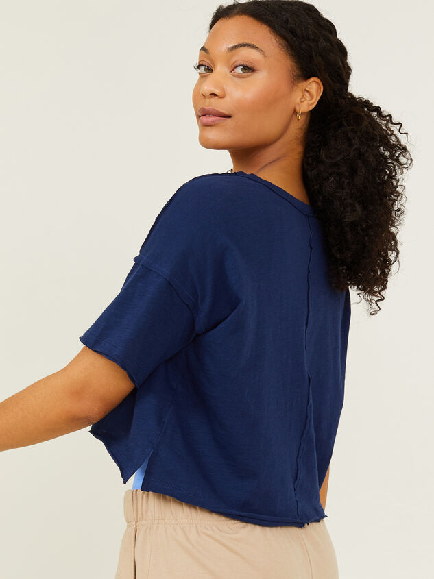 Core Cropped Tee Detail 2 - AS REVIVAL