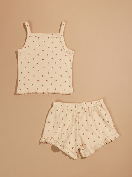 Strawberry Baby Tank and Shorts Set by Quincy Mae - AS REVIVAL