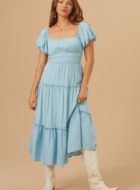 Octavia Puff Sleeve Dress - AS REVIVAL
