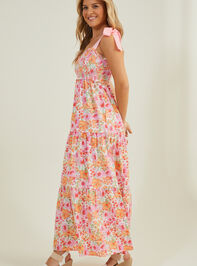 Addison Floral Maxi Dress Detail 3 - AS REVIVAL