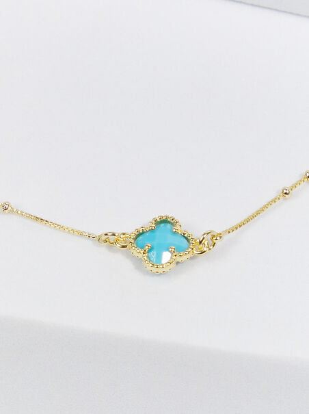 18K Gold Clover Chain Necklace - AS REVIVAL