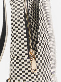 Checkered Sling Bag Detail 4 - AS REVIVAL