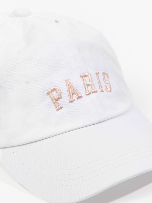 Paris Baseball Hat Detail 2 - AS REVIVAL