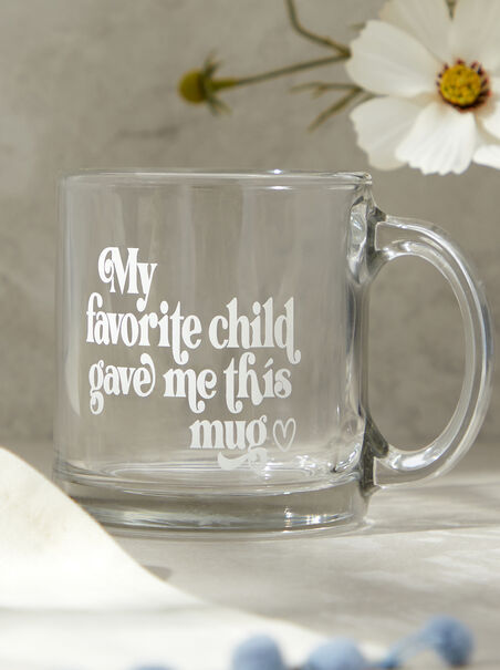 My Favorite Child Glass Mug - AS REVIVAL