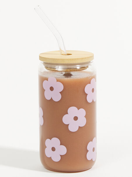 Flower Latte Glass - AS REVIVAL