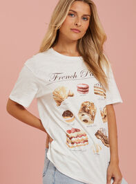 French Pastries Graphic Tee Detail 3 - AS REVIVAL