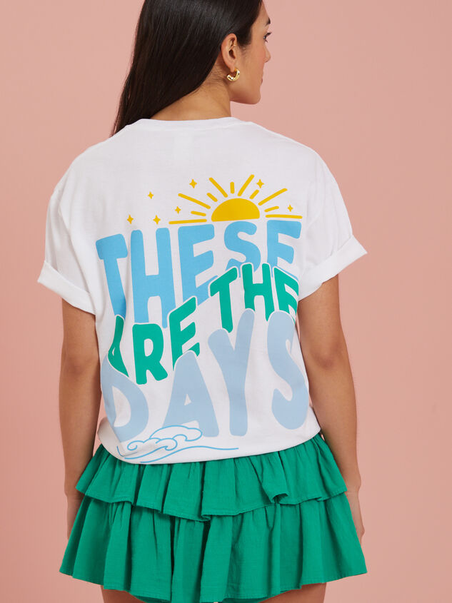 These Are The Days Graphic Tee Detail 4 - AS REVIVAL