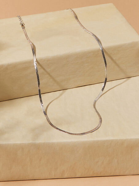 Herringbone Chain Necklace - AS REVIVAL