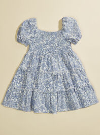 Evelyn Floral Toddler Dress Detail 3 - AS REVIVAL