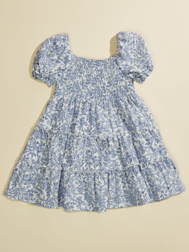 Evelyn Floral Toddler Dress Detail 3 - AS REVIVAL