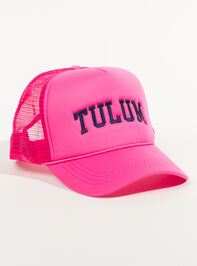 Tulum Trucker Hat Detail 2 - AS REVIVAL