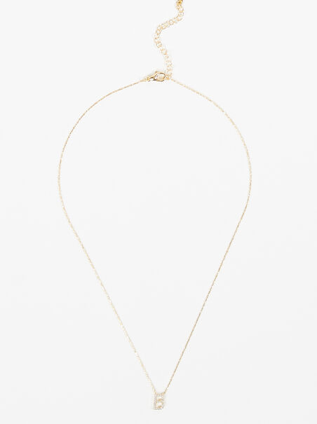 Dainty Monogram Necklace - B - AS REVIVAL