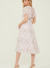 Keira Floral Midi Dress Detail 4 - AS REVIVAL