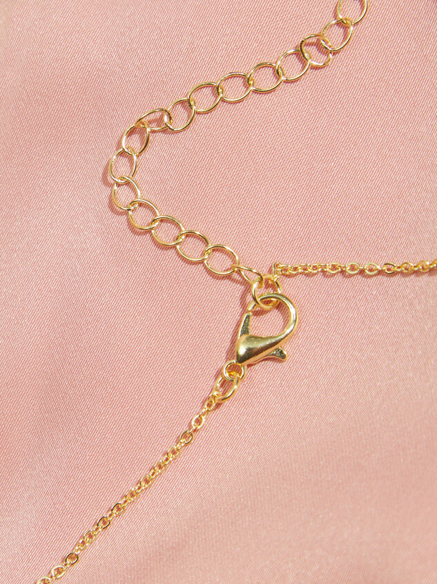 Dainty Clover Charm Necklace Detail 2 - AS REVIVAL