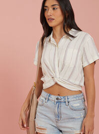 Isa Striped Top - AS REVIVAL