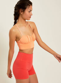 No Doubt Ruched Cropped Tank Detail 4 - AS REVIVAL