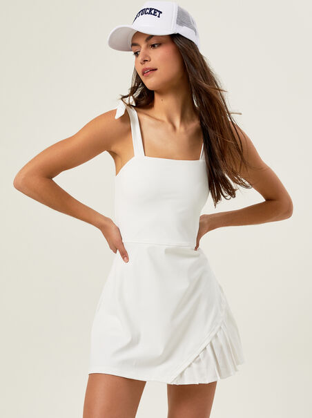 Prep In Your Step Pleated Dress - AS REVIVAL
